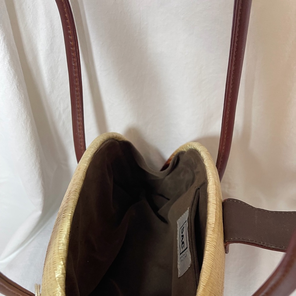 Buntail Handbag with Leather handles - Picture 3 of 5